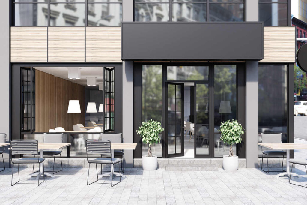 decoração de restaurante