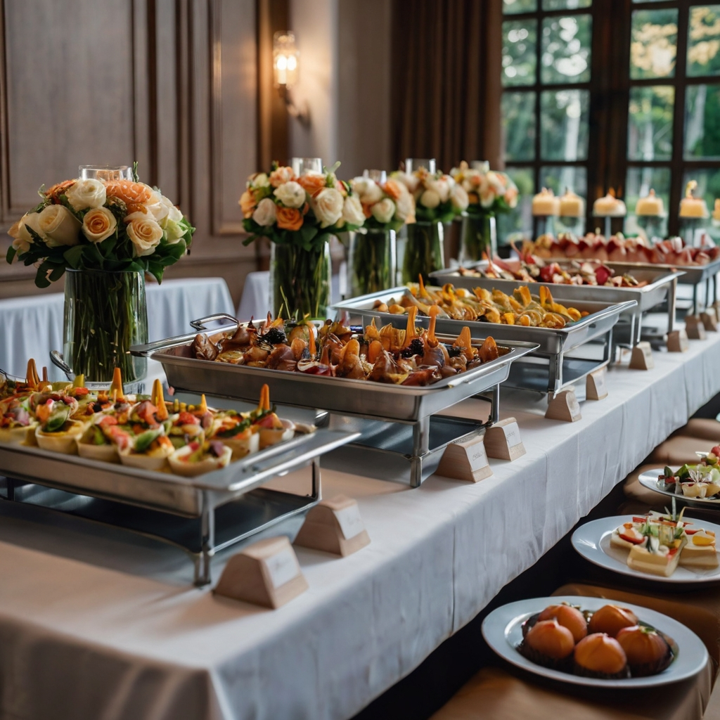 mesa posta serviço de catering