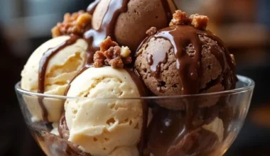 sorvetes em uma sorveteria
